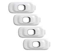 TOYANDONA 4pcs Childproof Cabinet Locks Drawer Locks for Children Safe Handling Lightweight Abs Easy Installation for Fridge Freezer Cabinets Kitchen Storage