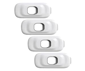 TOYANDONA 4pcs Childproof Cabinet Locks Drawer Locks for Children Safe Handling Lightweight Abs Easy Installation for Fridge Freezer Cabinets Kitchen Storage