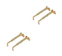 TOYANDONA 4pcs Chin Rest Screws Clamp for Violin Diy Kit Brass Material Easy Install Musical Instrument Accessories
