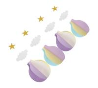 TOYANDONA 4pcs Cloud Balloon Decor Classroom Decorations Hot Air Balloon Ornaments Ceiling Decorations for Preschool Spring Classroom Decor