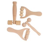 TOYANDONA 4pcs Compact Massage Roller for Neck Shoulder Feet and Back Smooth Edges for Skin-Friendly Use Multi-Function Massagers for Daily Body Relaxation and Skin Nourishment