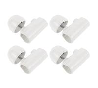 TOYANDONA 4pcs Connector 22mm to 19mm Expansion Buckle for Hospital Infusion Stand, Plastic Height Adjuster Accessory for Clinic and Medical Use