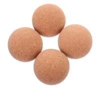 TOYANDONA 4pcs Cork Ball Bottle Stoppers Natural Wooden Sphere Container Sealers Reusable Cork Lid for Glass Bottles DIY Crafts Home Decor