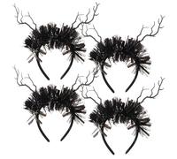 TOYANDONA 4pcs Dead Tree Branch Headband Goth Headbands Simulated Tree Branch Halloween Party Decoration for Cosplay Holiday Events