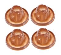 TOYANDONA 4pcs DIY Volcano Models Science Kits Realistic Erupting Volcano Educational Prop Bases for Lab Experiments and Learning Demonstrations