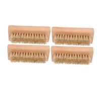 TOYANDONA 4pcs Double-sided Guitar Fret Brush for Dust Removal Bristles for Guitars Ukuleles and Bass Cleaning Essential Maintenance Tool