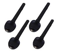 TOYANDONA 4pcs Ebony Violin Tuning Pegs Fish Eye Knobs Replacement Violin Tuning Pegs for Accessories Suitable for Part