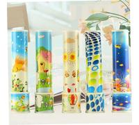 TOYANDONA 4Pcs Educational Rotating Kaleidoscope for Shape Cognition Playthings Interactive Observation Tools for Development and Fun Random Pattern Design