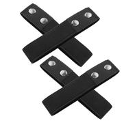 TOYANDONA 4pcs Elastic High Heel Straps Black Anti-Slip Shoe Bands for Women Comfortable Detachable Elastic Shoe Laces Preventing Heel Slipping