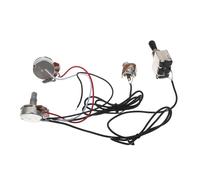 TOYANDONA 4pcs Electric Guitar Circuit Assembly Control Part Potentiometer Way Switch for Sound Control Wiring Harness for Musical Instrument Easy Installation for Electric Guitars