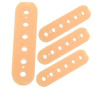 TOYANDONA 4pcs Electric Guitar Humbucker Slug Bobbin Cover Double Coil Pickup 50mm 52mm Replacement Lightweight Plastic Accessories GB802A