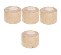 TOYANDONA 4pcs First Haircut Keepsake Box for Boys Girls Wooden Haircut Storage Holder for Cherished Memories Adorable Fetal Hair Organizer for Showers and Birthdays