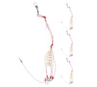 TOYANDONA 4pcs Fishing Bait Cage - Carp Fishing Baits Hook Lure Cage Fixer - Portable Feeder Basket Trap Holder Accessory For Fresh Water Angling Supplies