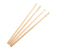 TOYANDONA 4pcs Flute Cleaning Stick Musical Instrument Maintenance Clarinet Cleaning Supplies Flute Stick Wood Khaki Maple