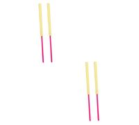 TOYANDONA 4pcs Flute Cleaning Stick Professional Tool for Flute and Piccolo Maintenance Durable and Portable Design Removable Cleaning Cloth Smooth Polished Finish for Scratch Use