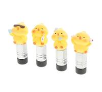 TOYANDONA 4pcs Funny Chick-shaped Bicycle Valve Caps Decorative Luminous Tire Valve Stem Covers Stylish Bike Accessories for Car and Playful Cycling Caps