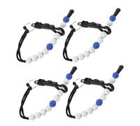 TOYANDONA 4pcs Golf Score Counter Bead Bracelet Stylish Weatherproof Golfing Score Keeper for Accurate Scoring Lightweight Easy to Use Tool for Outdoor Sports Enthusiasts
