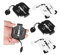 TOYANDONA 4Pcs Golf Score Counters Handheld Stroke Clickers with Ring Durable Golfing Score Keeping Tool for Tournaments Schools and Outdoor Sports