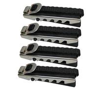 TOYANDONA 4pcs Guitar Capo Set for Acoustic Electric Folk Guitar and Ukulele Professional Tone Modified Clamp with Quick Release Black Instrument Accessory