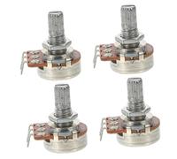 TOYANDONA 4pcs Guitar Potentiometer Linear Taper Split Shaft for Volume Tone Control Construction for Musicians Guitar Upgrades