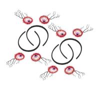 TOYANDONA 4pcs Halloween Eyeball Headband with Lifelike and Dynamic Eyeball Look, Comfortable and Elastic Spooky Headwear for Haunted House and Masquerade Costume Accessories