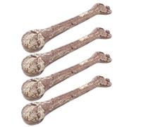 TOYANDONA 4pcs Halloween Fake Bones Set Artificial Plastic Bone Props Haunted House Decor Simulated Human Accessories for Party and DIY Prank