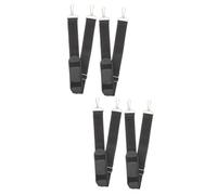 TOYANDONA 4pcs Heavy Duty Violin Case Straps Fiddle Case Shoulder Strap Thick Wide Lanyard Metal Buckle Canvas Material