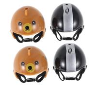 TOYANDONA 4pcs Hen Protective Helmet Safety Hats for Chickens Birds Weatherproof Design Versatile Use as Keychains Comfortable Fit for Small Pets