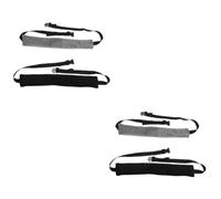 TOYANDONA 4pcs High Chair Strap Belt for Portable Design Grey Comfortable Replacement Straps for Strollers and Dining