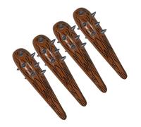 TOYANDONA 4pcs Inflatable Cheering Sticks Toy Blow Up Fake Wood Bat Cheer Sticks Noisemakers Balloon for Outdoor Sports Themed Birthday Party Events Carnival Decorations