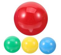 TOYANDONA 4pcs Joystick Ball Top Handle Replacement Gaming Rocker Balls Solid Head Game Stick Set for Arcade Fighting Machines Red Yellow Blue Green