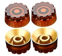 TOYANDONA 4pcs Knobs for Electric Guitar Volume Control Knobs Scale for Accurate Sound Replacement Parts for Guitarists