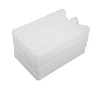 TOYANDONA 4pcs Large Capacity Hdpe Reusable Freezer Ice Pack with Refreezable Gel, Waterproof and Stackable Cooling Block for Temperature-sensitive Items and Bento, for Beach and Camp Use