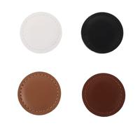 TOYANDONA 4pcs Magnetic Golf Position Markers Set - Black, Brown, Coffee White - Golf Alignment Coins for Putting Green Training Competitive Play Accessories