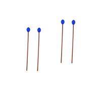 TOYANDONA 4pcs Marimba Mellets Tongue Drum Mallets for Percussion Practice Drumstick Xylophone Mallets for Boys and Girls Musical Drumstick Accessory for Beginners Drum Random Color