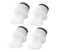 TOYANDONA 4pcs Medium 21mm Rubber Hot Water Bottle Caps Replacement Stoppers with Sealing Plug Reusable Leakproof Hot Water Bag Stopper Accessories