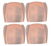 TOYANDONA 4pcs Metal Bass Bridge Cover Protective Plate for Bass Guitar Bridge Pickup Easy to Install Fit Slap Cover for Enhanced