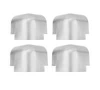 TOYANDONA 4pcs Metal Corner Protector for Cargo Edges Aluminum Alloy Construction and Impact Protection, Universal Fit Truck Body Edge Guard Wrap for Commercial Van and Refrigerated Truck