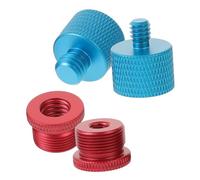 TOYANDONA 4pcs Mic Stand Adapters Compatible Microphone Clips Stands Female to Male Thread