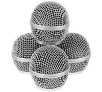 TOYANDONA 4pcs Microphone Grille Replacement Ball Heads Inner Foam Filter Mesh Mic Covers for Optimal Sound Quality and Stylish Design for Other Mics