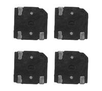 TOYANDONA 4pcs Mini Buzzer Trick Electric Buzzer for People of Ages 0.20x0.20x0.12in Portable Fun Prank Black for Parties and Birthday Celebrations