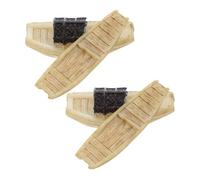 TOYANDONA 4pcs Miniature Boat Craft Small Micro-landscape Decoration for Home and Office Layout Decor Smooth Surface Design Random Color