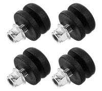 TOYANDONA 4pcs Motorcycle Rear Luggage Top Box Spacer Quick-release Buckle Plastic Base Plate Noise-reducing Motorbike Accessory Replacement Part