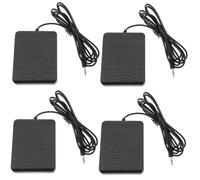TOYANDONA 4pcs Multi-use Sustain Pedal for Digital Piano Portable Foot Pedal Accessory for Electric Keyboards Design for Enhanced Playing Compatible Synthesizers and Electronic Drums
