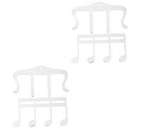 TOYANDONA 4pcs Music Book Clip Page Holders for Sheet Music Portable Score Holder for Piano Guitar Lightweight