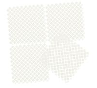 TOYANDONA 4Pcs Non Slip Pet Cage Floor Mats White DIY Modular Drainage Mats for Bathroom Kitchen and Home Decor for Foot Pressure Dispersion and Safety