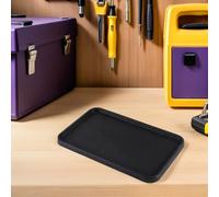 TOYANDONA 4Pcs Non-Slip Silicone Car Dashboard Mat Set, Anti-Skid Phone Holder Tray for Small Items, Universal Car and Truck Storage Pad for Coins, Keys, and Accessories