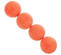 TOYANDONA 4pcs Orange Foosball Tabletop Balls 36mm Plastic Mini Soccer Balls for Foosball Table Replacement, Standard Competition Size, Versatile Use for Competitive Play and Office Breaks