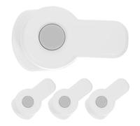 TOYANDONA 4pcs Oven Door Lock: Self-Adhesive Baby Safety Cabinet Locks for Kitchen - No-Drill Rotated Childproof Latches for Microwave Oven Door Drawer Fridge