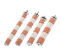 TOYANDONA 4pcs Parrot Stand Perch Parrot Claw Grinding Stick for Bird Cage Beak Sharpening Perch Gnawing Stick Toy